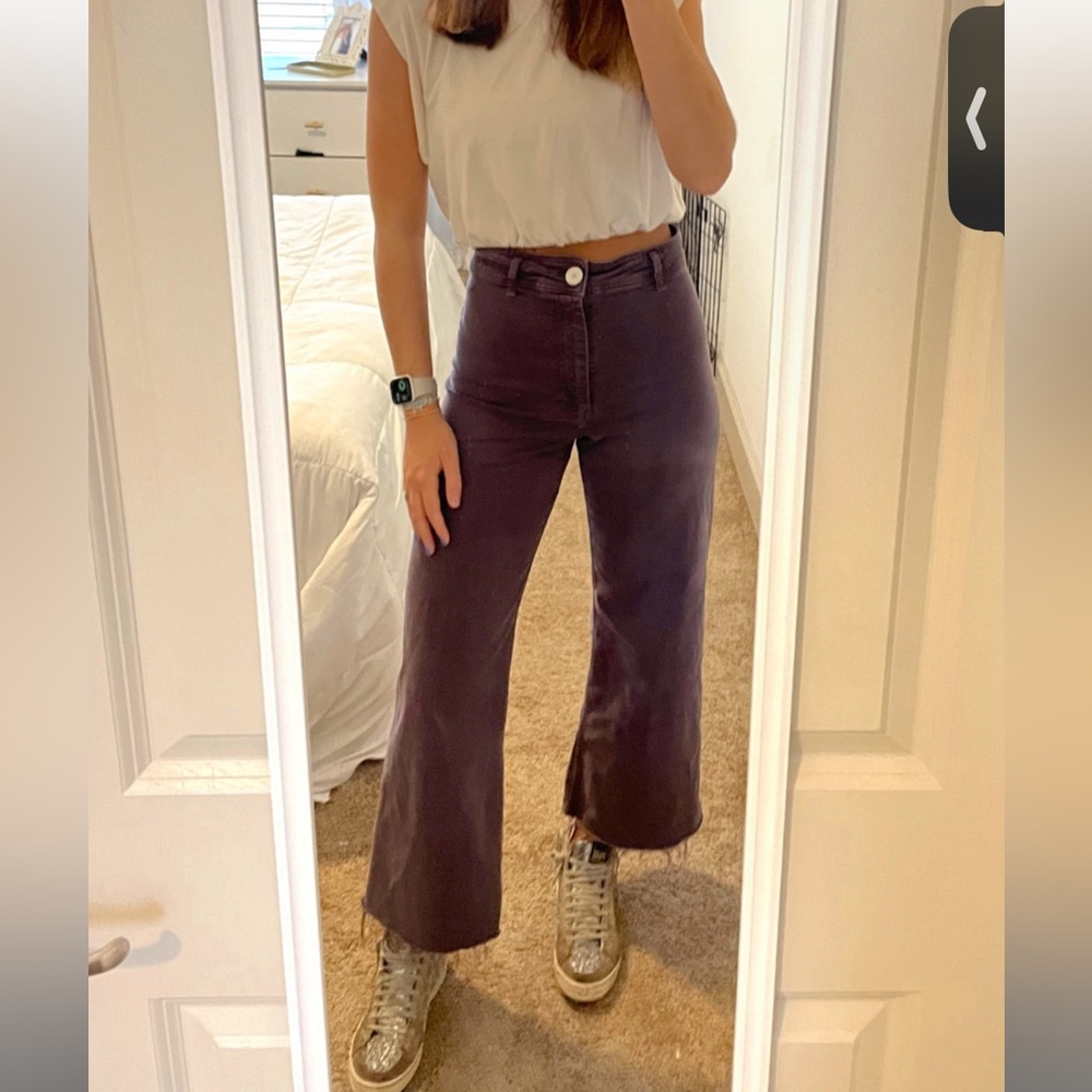 Zara sailor wide leg jeans Size 2
